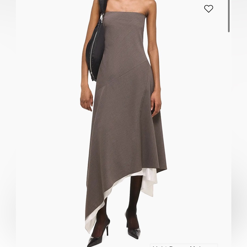 Helmut Lang Scarf Hem Dress